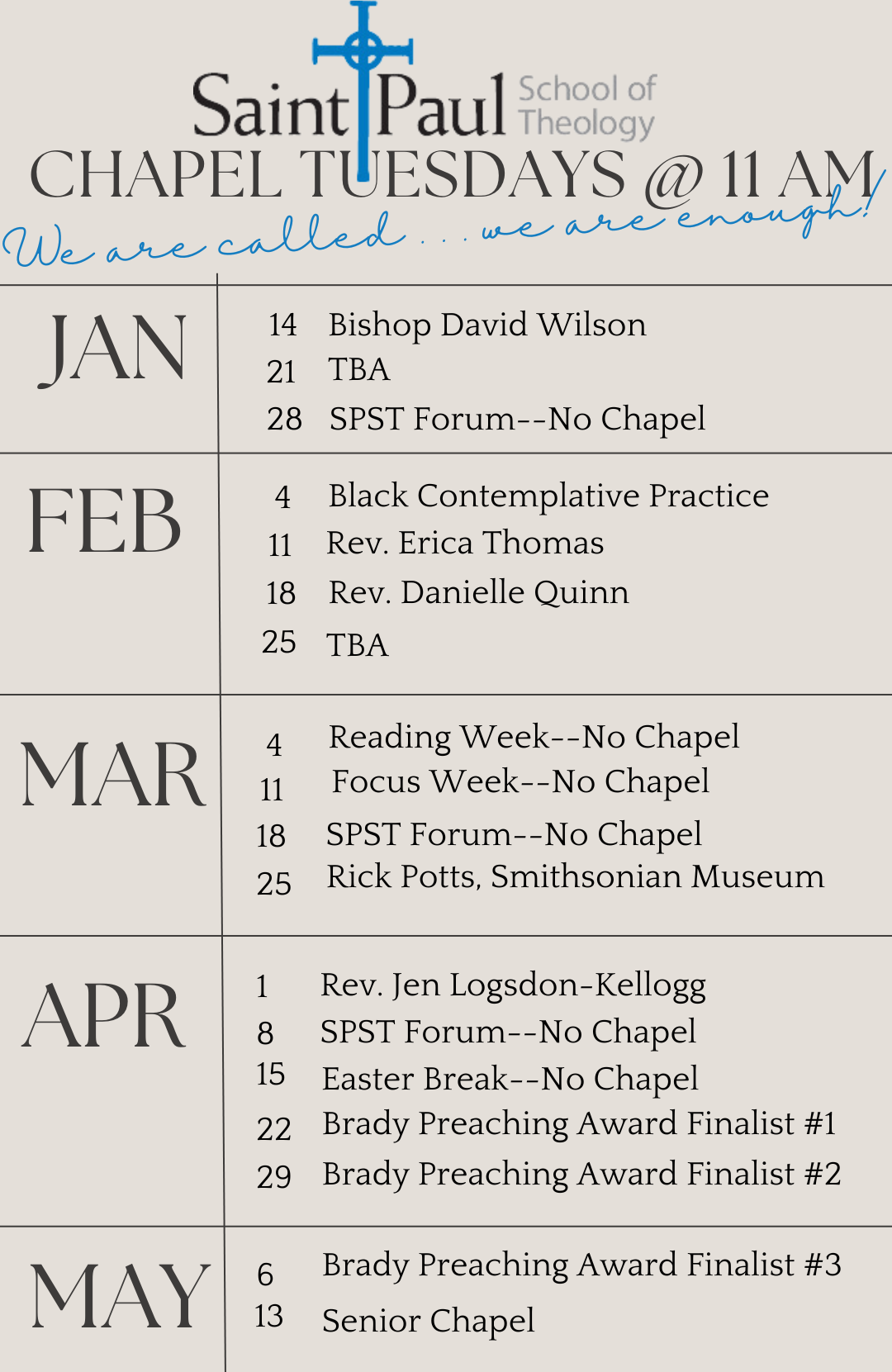 Copy of Spring 25 Chapel Schedule